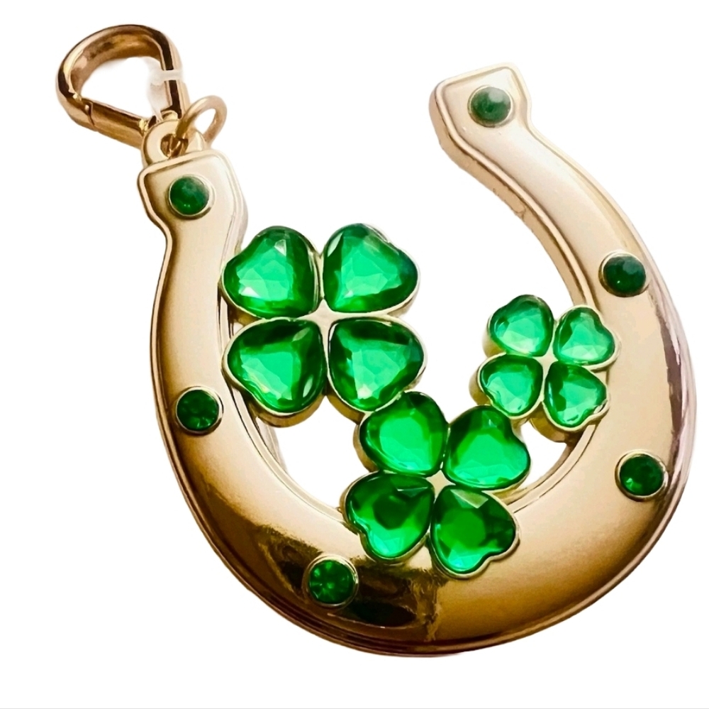 Bath & Body Works Lucky Clover Horseshoe PocketBac Holder NWT